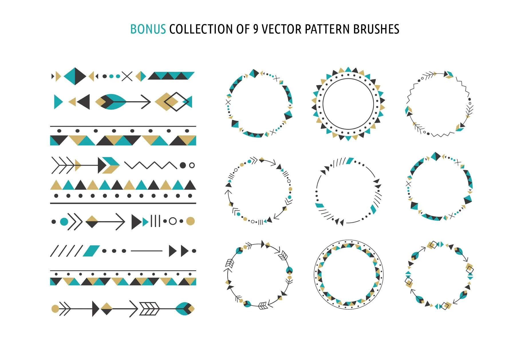 神圣几何图形设计素材集[Logo模板/图案/图标] Esoteric Sacred Geometry Huge Bundle插图(10)