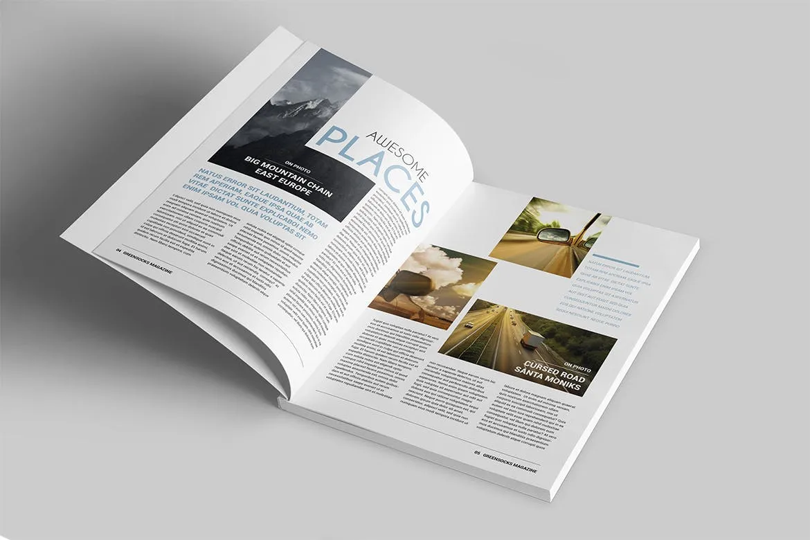 农业/自然/科学主题素材库精选杂志排版设计模板 Magazine Template插图(2)