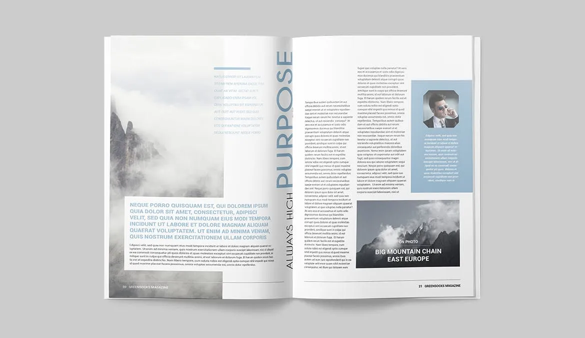 农业/自然/科学主题素材库精选杂志排版设计模板 Magazine Template插图(10)