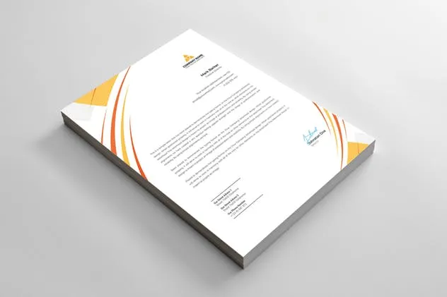 信笺信纸设计模板 Letterhead插图(2)