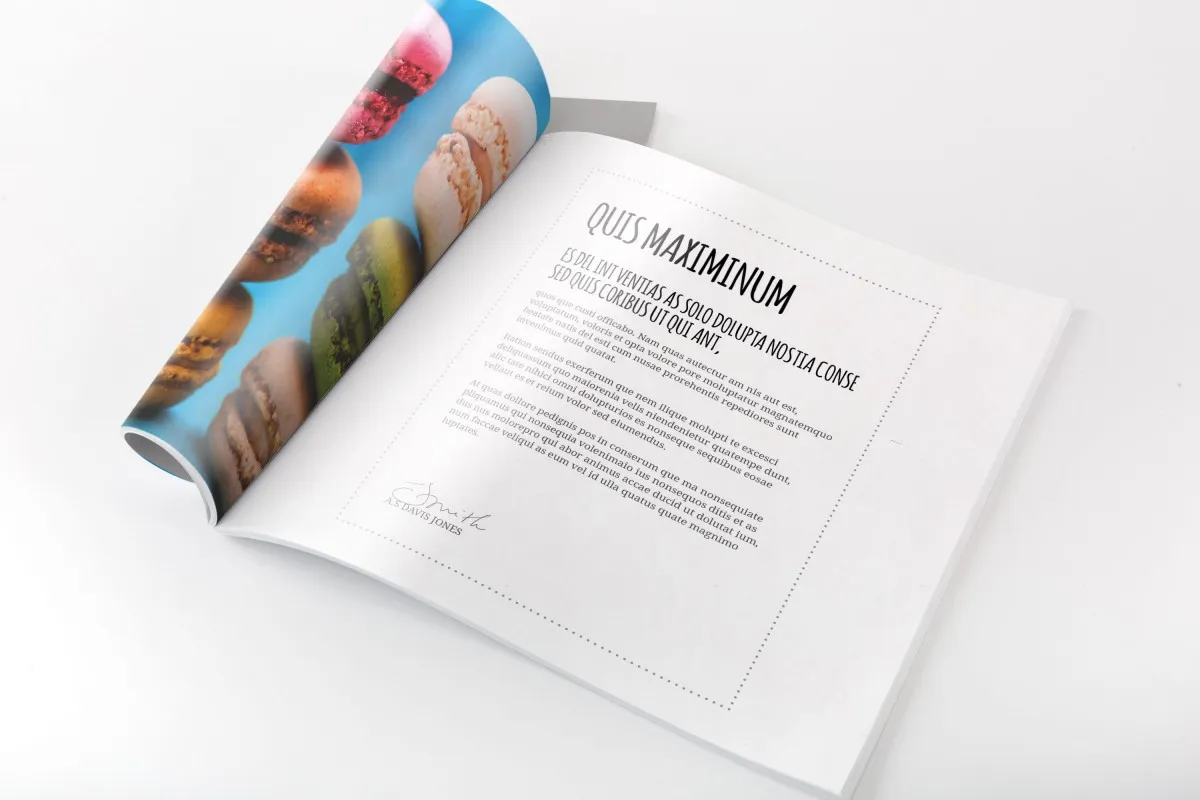 黄色调菜谱食谱模板 Yellow Cookbook, Free Bakery CookBook Template for InDesign插图(2)