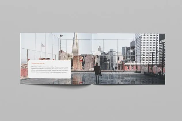 横向规格时尚摄影杂志画册设计 Rounded Landscape Magazine插图(15)