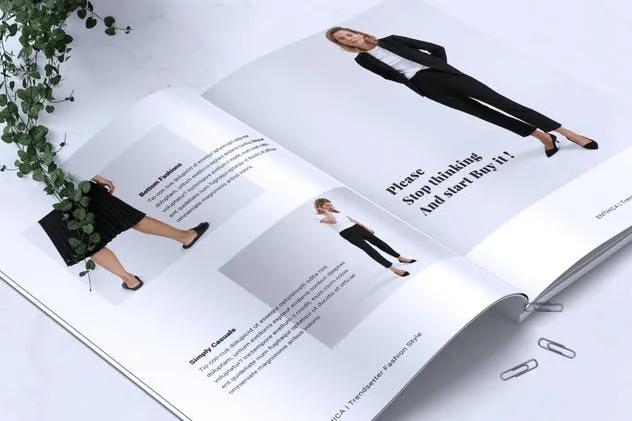 极简主义时尚潮流杂志INDD模板 ENTHICA Fashion Magazine插图(5)
