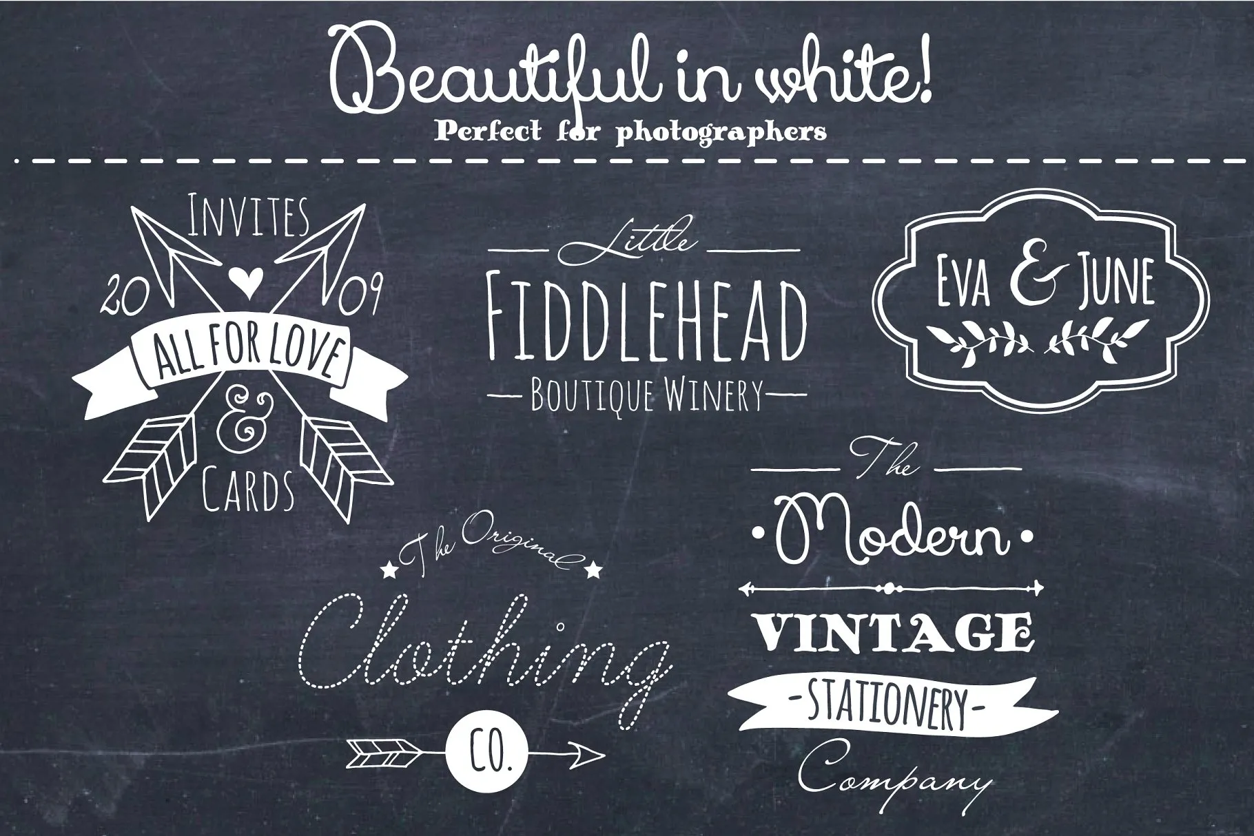 奇思妙想Logo模板合集 Whimsical Logo Templates – Set 4插图(1)