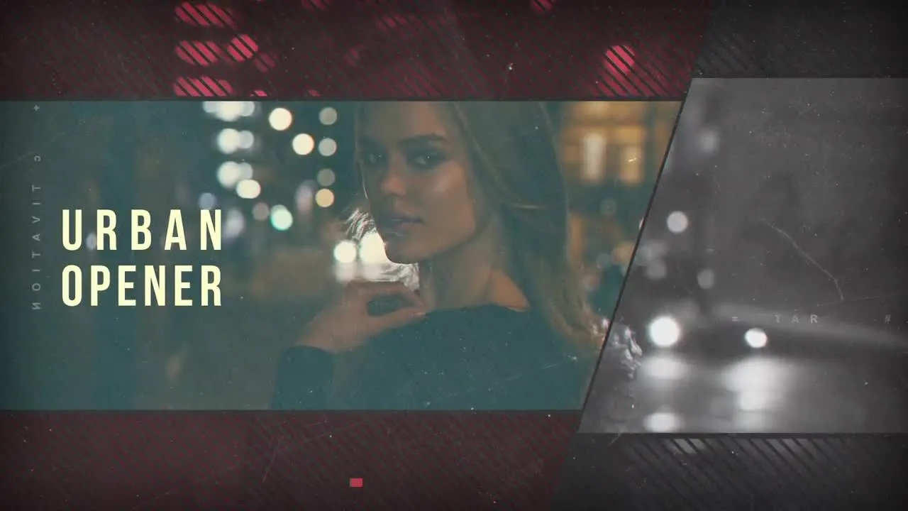 城市简介介绍像素设计精选AE模板